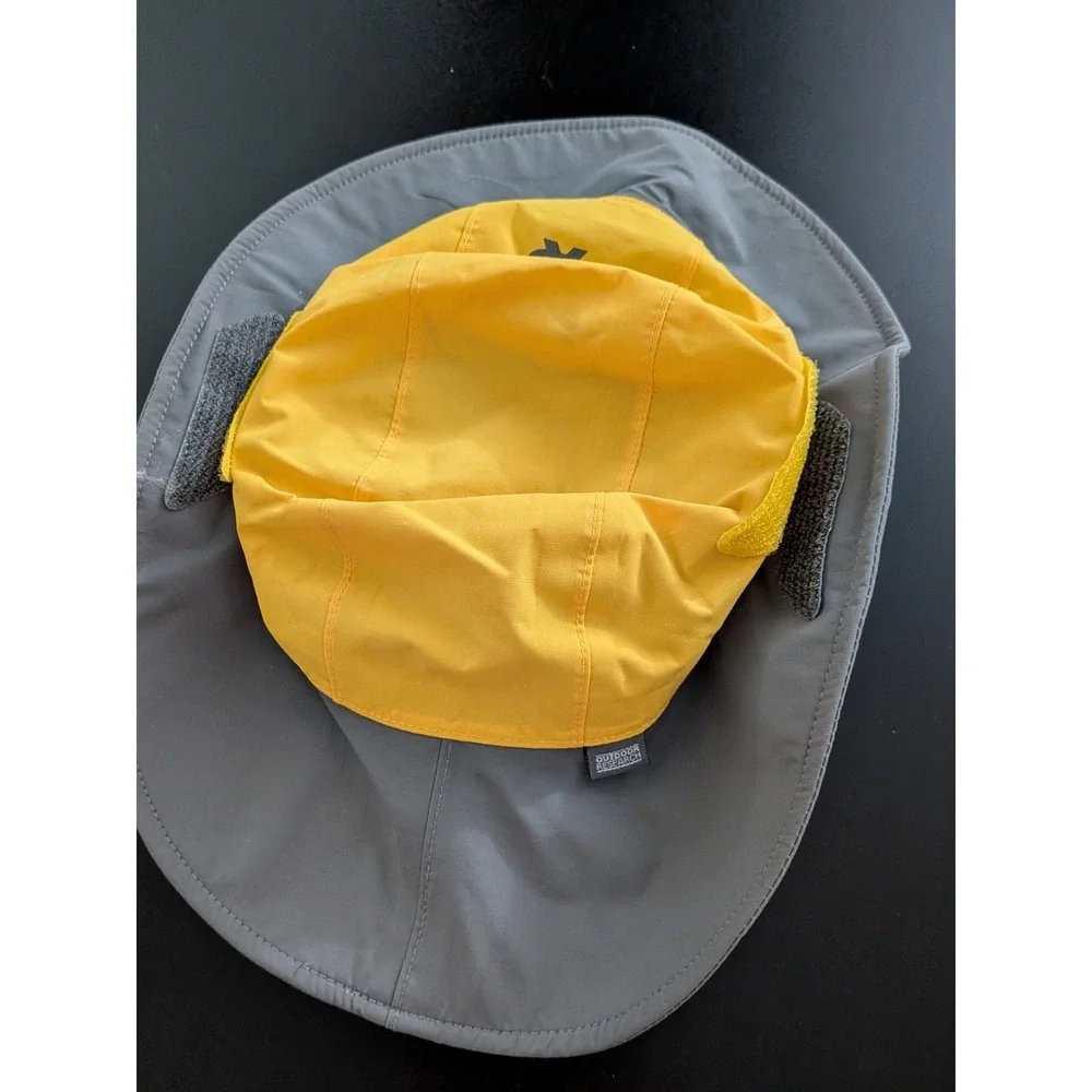 Outdoor Research Seattle Sombrero Youth Kids Hat Gray Yellow Extra Small / Small